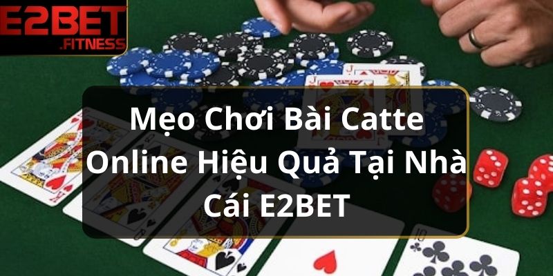 Mẹo Chơi Bài Catte Online Hiệu Quả Tại Nhà Cái E2BET