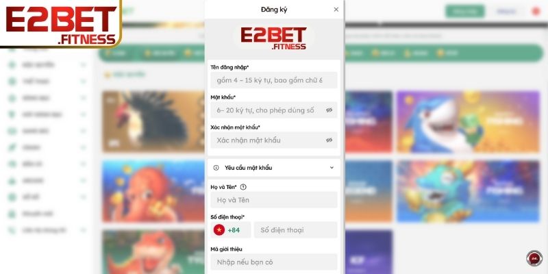 Hướng dẫn đăng ký E2BET đơn giản nhất